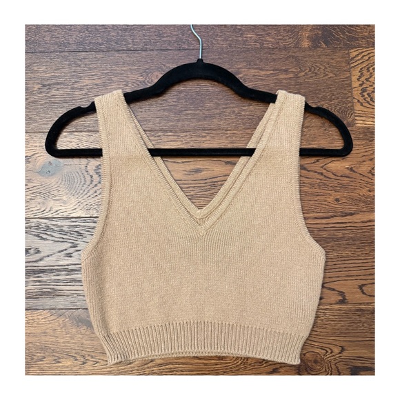 Cordera Tops - Cordera long knit top in camel